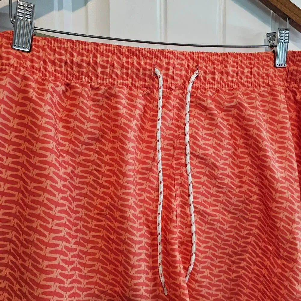 Goodfellow & Co Swim Trunks Mens Size XXL Orange Swim Shorts 7